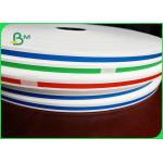 60gsm printed striped and solid black straw paper roll for Drinking straw for sale
