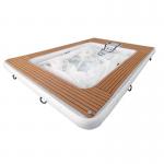 China EVA Portable Anti-jellyfish Inflatable Yacht Floating Ocean Sea Swimming Pool Enclosure With Anti Jellyfish Net for sale