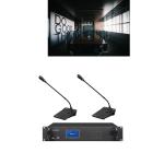 620-850MHz Desktop Wireless Conferencing System 105dB SNR Camera Agreement for sale