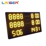 1.6mm Thickness Fr4 Pcb Digit Electronic Tennis Scoreboard In Amber for sale