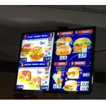 China Shop store restaurant hanging menu display Aluminum Magnetic LED Light Box easy install and easy change graphics manufacturer