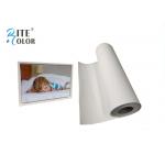 Inkjet Digital Printing Polyester Canvas Rolls , Wide Format Canvas Digital Print Fabric