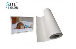 China Inkjet Digital Printing Polyester Canvas Rolls , Wide Format Canvas Digital Print Fabric supplier