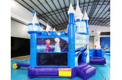 China SGS Inflatable Frozen Jumping Bouncy Castle For Gardens supplier