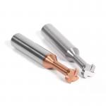 Precision Milling T-Slot End Mill with Straight Shank and 4 Flutes Professional Cemented Carbide Tool for sale