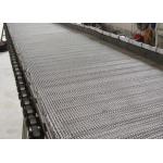 Spiral Wire Perforated Chain Mesh Conveyor Belt Carbon Steel for sale