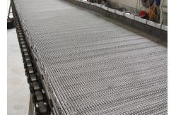 China Spiral Wire Perforated Chain Mesh Conveyor Belt Carbon Steel supplier