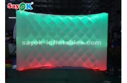 China Inflatable Photo Studio Attractive Inflatable LED Photo Booth Backdrop Wall With Remote Control supplier