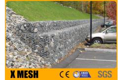 China Aperture 60x80mm Galvanized Gabion Wire Mesh 4×1×1m Preventing Rock Breaking supplier