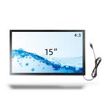 10 Points DIY IR Touch Frame 15 Inch Touch Screen Overlay 4:3 Ratio for sale