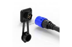 China M19 Female Electrical Plug Connector IP67 6 Pin Waterproof Connector Industrial supplier