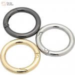 Metal Snap Hooks Clip Buckle Spring O Rings For Keychains Bag Purse Handbag for sale