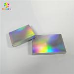 Glossy Paper Hologram Paper Box Packaging Custom Cardboard Diving Facial Mask Pack for sale