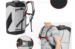 China Gym Duffle Bag Backpack , Personalized Duffle Bag With Shoe Compartment supplier