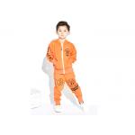 Casual Kids Boys Clothes Boys Sports Wear Sets Fully Zipper With Long Length Pants for sale