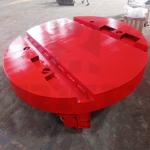 50 Ton Electric Material Handling Turntable Heavy Duty Transfer Trolley for sale