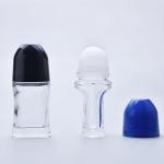 Diameter 35mm Glass Roller Ball Bottles Customized Color 2 Oz Roll On Bottles for sale