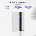 Powerwall Solar Energy Storage Battery 200Ah 48V 51.2V 10Kwh Lifepo4 Wall Mounted Lithium Battery for Home for sale