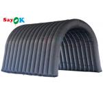 Black Inflatable Tunnel Tent Multi Function For Activities Exhibitions for sale