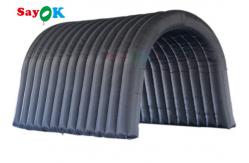 China Black Inflatable Tunnel Tent Multi Function For Activities Exhibitions supplier