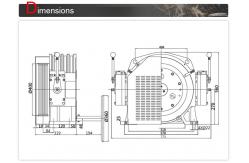 China Gearless Permanent Magnet Synchronous Traction Machine DC 110V 2x1.5A supplier