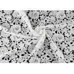 Chemical Poly Milk Water Soluble Lace Fabric For Women Garment for sale