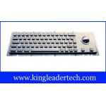 IP65 Cherry Keyswitch Panel Mount Kiosk Mechanical Keyboard With Trackball