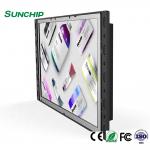 RK3399 Cpu IPS Open Frame LCD Display For Supermarket Advertising