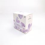 Hot Stamping Coating Printing Cosmetic Packaging Paper Box 350g White Cardboard for sale