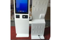 China Touch Screen 43 Inch Self Order Kiosk With Qr Code Scanner supplier