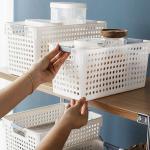 14x30cm Plastic Storage Basket Drawer Organizers Rectangle for sale