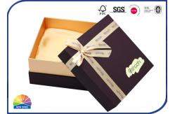 China Soft Touch Printed Ribbon Underwear Rigid Shoulder Box supplier