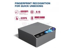 China Single Layer Jewelry Security Box With Biometric Fingerprint Anti Theft Auto Pop Up supplier
