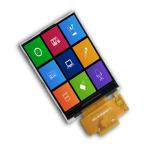 Viewing Angle 12 0'Clock Genyu 2.4 Inch TFT Spi Screen 240x320 dots ST7789V driver 18pin FPC 2.4 Small TFT Module Display for sale