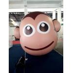 customized giant advertising lighting inflatable monkey balloon for sale