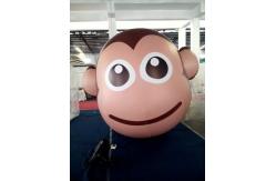China customized giant advertising lighting inflatable monkey balloon supplier