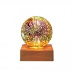 New 3D firework lamp LED colorful atmosphere table lamp Decoration night light USB Plug Night Light For Holiday gift for sale