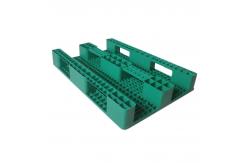 China Single Face HDPE Plastic Pallets Euro Eco Green Plastic Pallet supplier