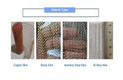 China 5mm-1m Width Knitted Wire Mesh 0.18mm Diameter For Industrial Use supplier