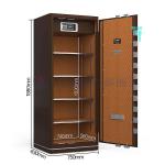 Patented Double T Bolts Home Safe Deposit Box With Fingerprint Recognize Technology And Dual Alarm System YB/N6-180 for sale