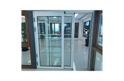 China ODM Aluminum Sliding Window And Door For Kitchen White Tempered Glass supplier