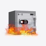 Solid Steel Fireproof Safe Box Dual Alarm System Height 420mm for sale