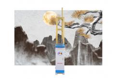 China CMYK Vertical Wall Printing Machine With Auto Cleaning Printhead supplier