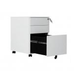 Round Edge Ergonomic 3 Drawer 0.6mm Mobile Pedestal Cabinet for sale