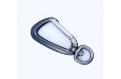 China Oxidization Locking Carabiner With Swivel Eye Aluminum Snap Hook supplier