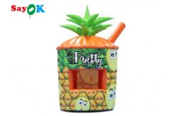 China Air Inflatable Tent PVC Pineapple Kiosk Portable Inflatable Booth With Business Blower supplier