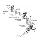Oil Port Auto Firefighting System 360 Degree Swing Automatic Fire Monitor