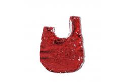China DIY LOGO Custom Sparkle Sublimation Sequin Tote Bag Cosmetic supplier