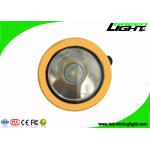 Yellow / Black Miners Helmet Light2.2Ah 3.7V 191g Weight For Underground Emergency for sale