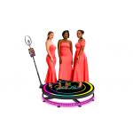Selfie 360 Automatic Photo Booth Slow Live Broadcast Spin Booth 360 Smaller Volume for sale